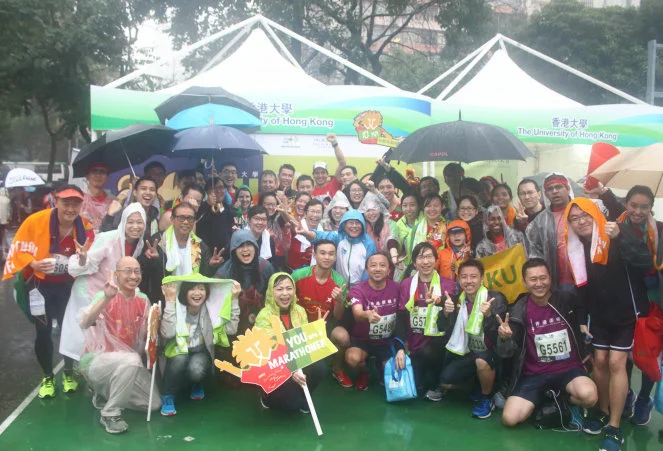 HKU Marathon Team wins the “Most Supporting Group Award” for 11 consecutive years with over 12,500 runners