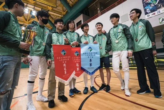 HKU Fencing Team wins Overall Championship at intercollegiate fencing competition