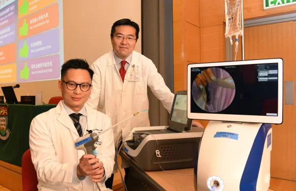 HKUMed introduced and carried out Asia’s first
Water Vapour Thermal Therapy for Benign Prostatic Hyperplasia