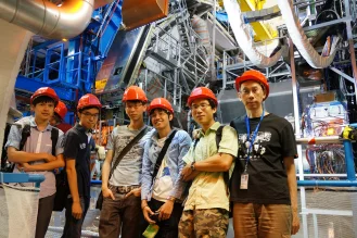 Scientists and students from Hong Kong join a top particle physics experiment