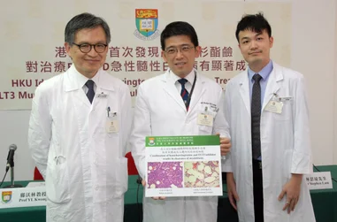 HKU Identifies Homoharringtonine as Effective Treatment
for FLT3 Mutant Acute Myeloid Leukaemia for the First Time in the World