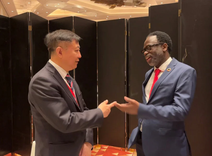 Professor Peng Gong, Vice President (Academic Development) of HKU, and Professor Tshilidzi Marwala, Under-Secretary-General of the United Nations and Rector of United Nations University.  