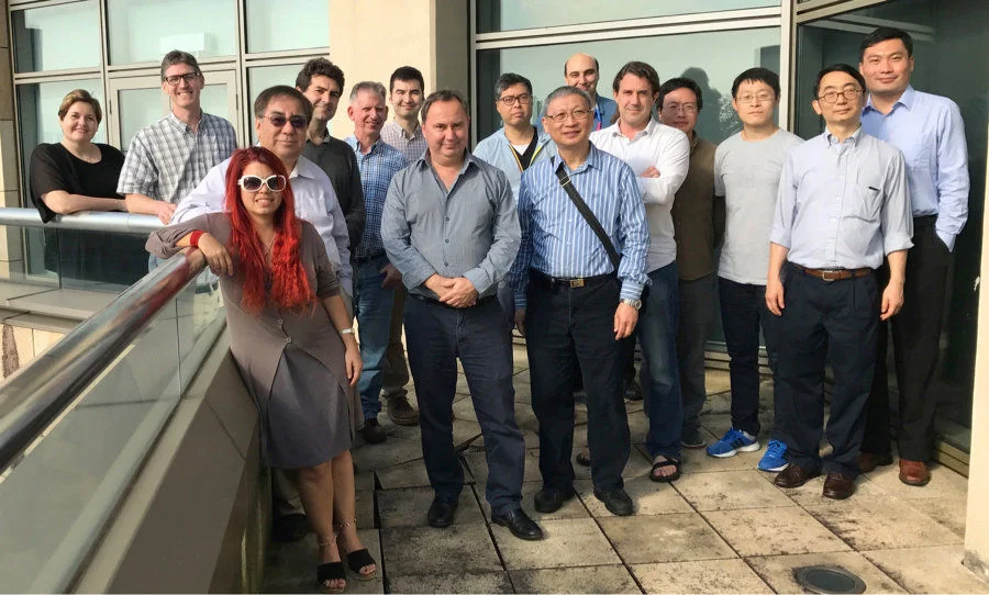 A representative photo of many of the LSR's current members who come from the HKU Science Faculty in the Departments of Physics and Earth Sciences. The members shown include the past and current directorate and PhD students, postdoctoral fellows and Faculty, some of whom are closely involved in the HKU No1. Satellite project.