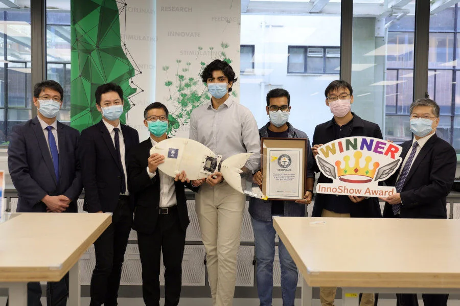 The team had won the “InnoShow Award” previously in the “InnoShow” organised by the Innovation Academy.  