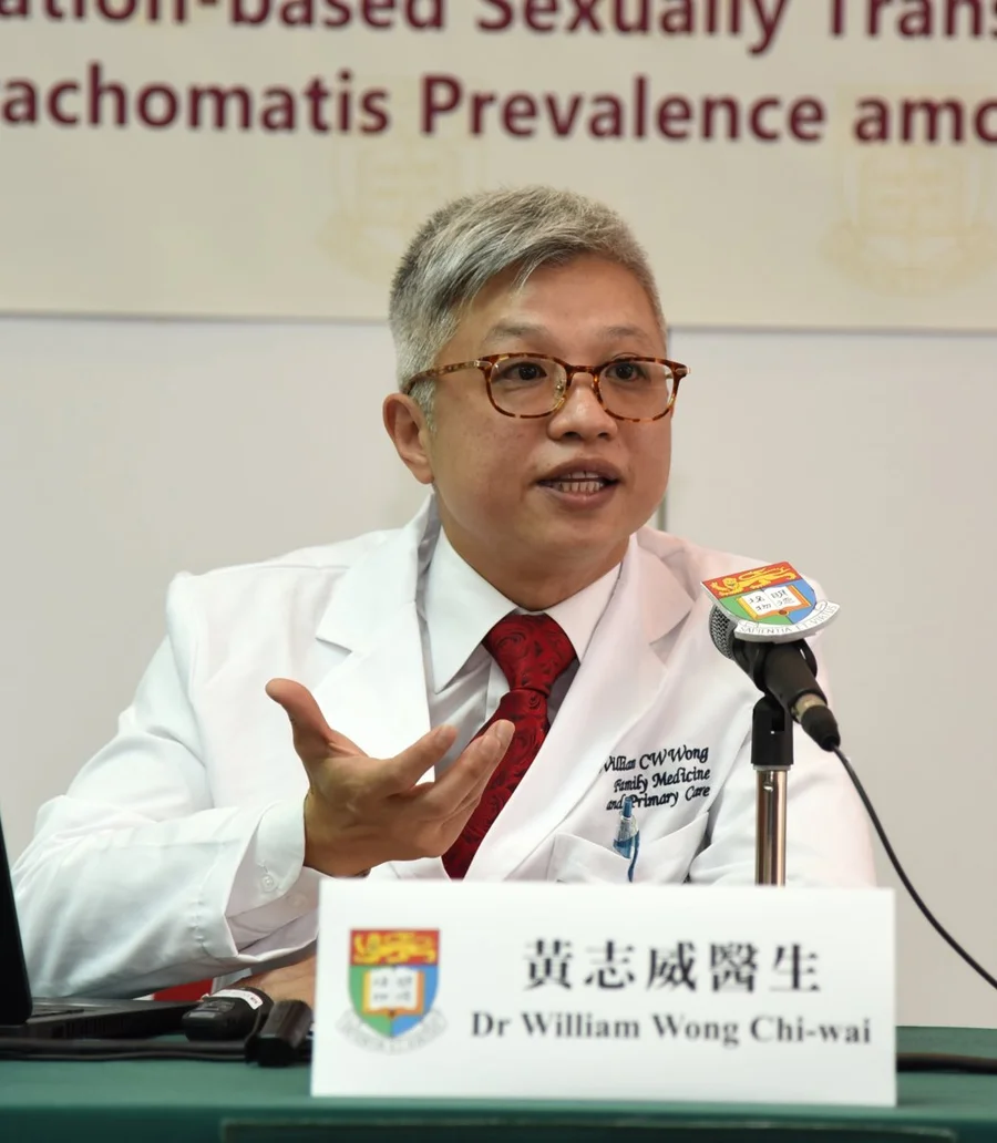 Dr William Wong Chi-wai, Clinical Associate Professor, Department of Family Medicine and Primary Care, Li Ka Shing Faculty of Medicine, HKU and Chief of Research, suggests conducting routine Chlamydia trachomatis screening for higher risk groups.