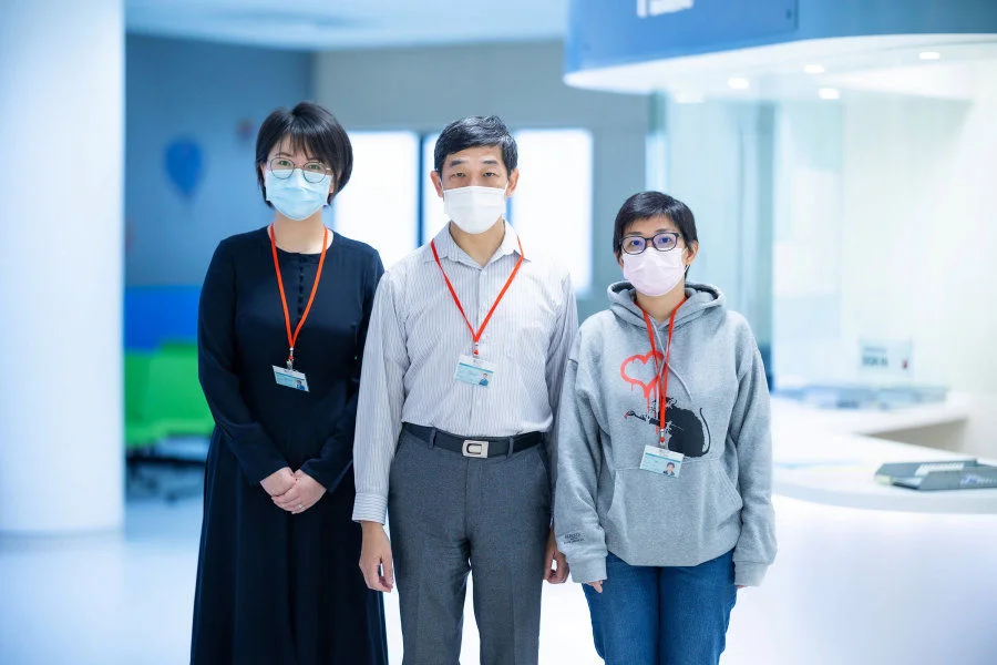 One of the Faculty of Dentistry’s Oral Health Outreach teams led by Professor Edward Lo (middle)  