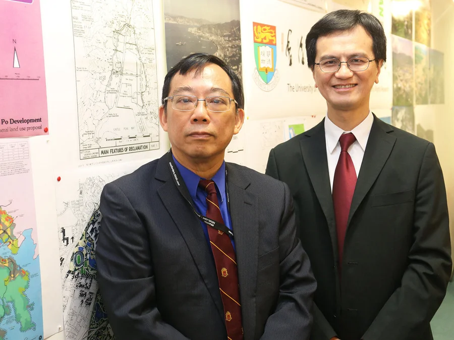 Professor Lawrence Lai and Professor Chau Kwong-wing