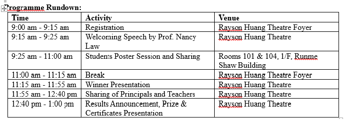 “Self-Directed Learning in Science (SDLS) Student Award Scheme 2016 – The Young Scientists’ Party”